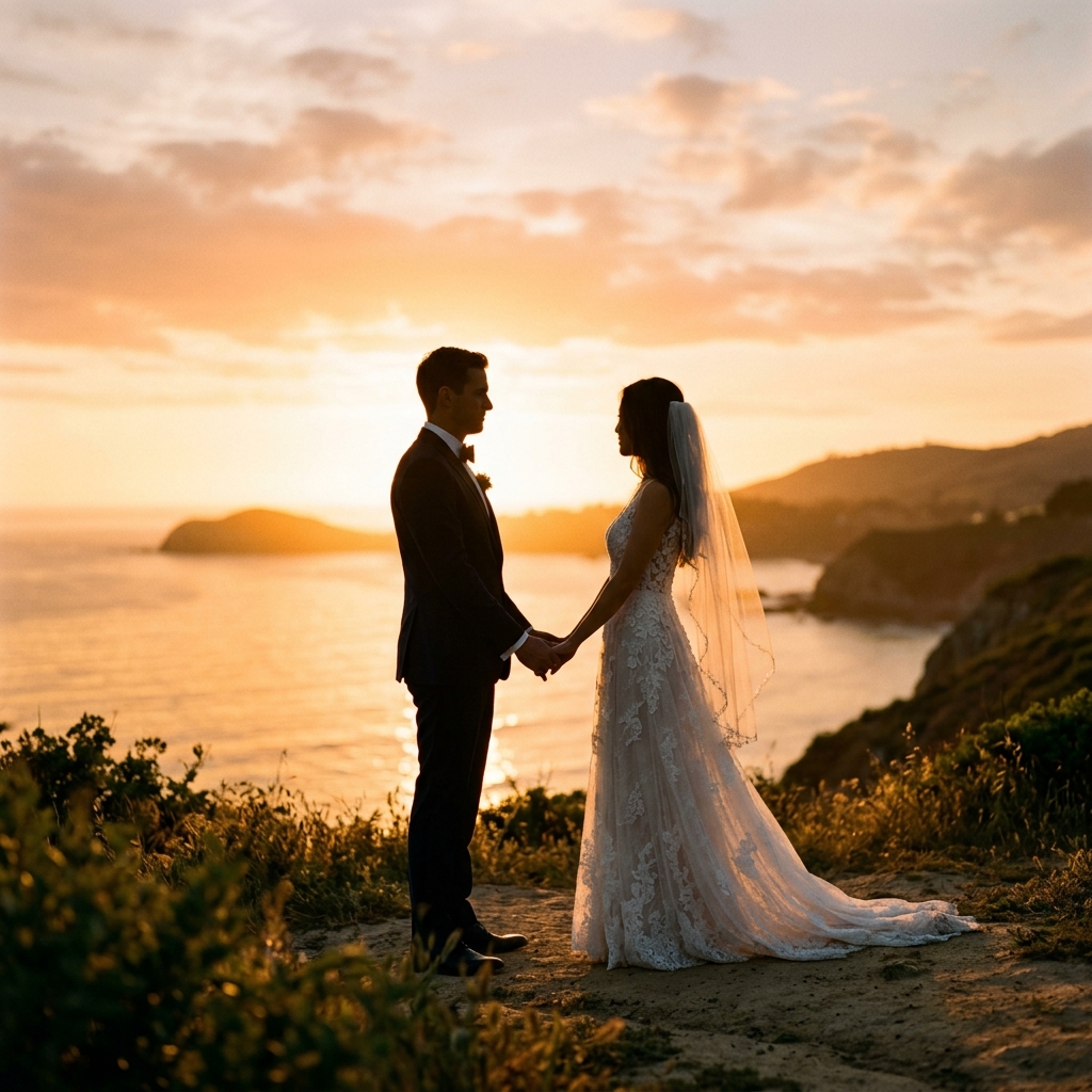 Ana y Carlos al atardecer