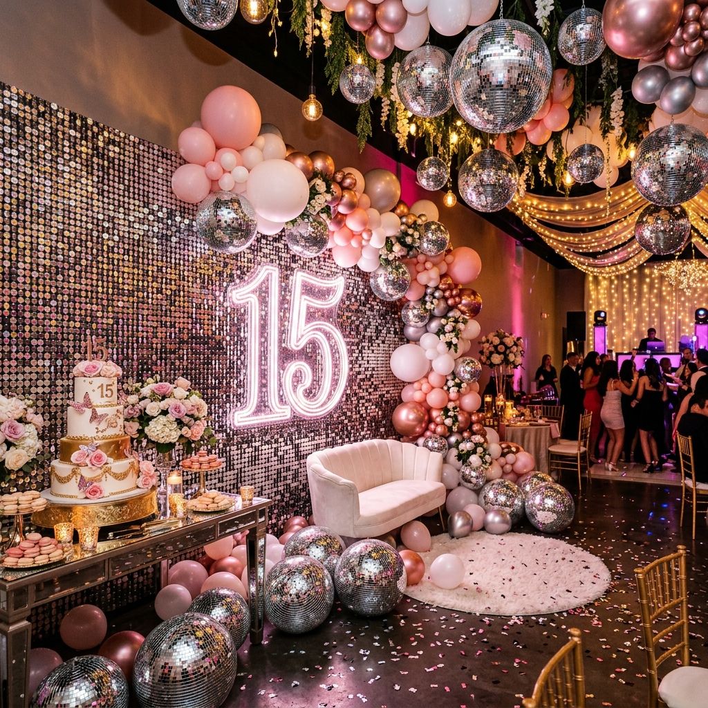 Disco Party Background